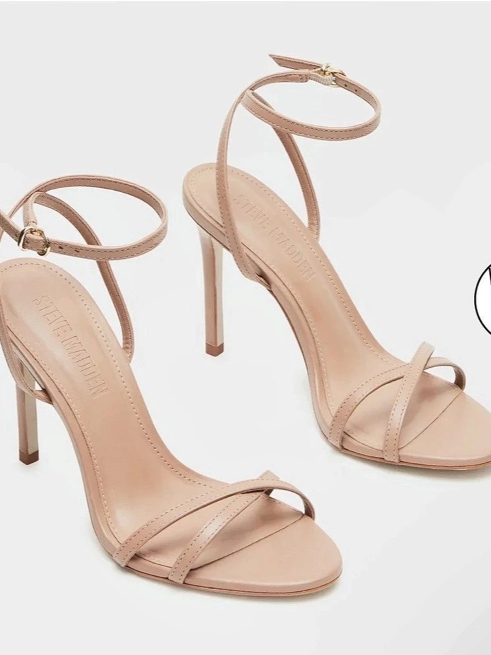 Steve Madden Jypsey Strappy Leather Heels in Tan US 7.5 (New with Box)